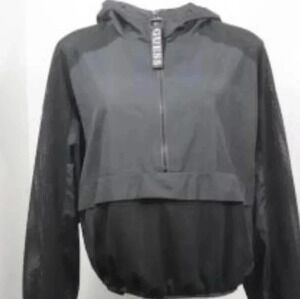 > Guess color block hooded windbreaker Women's Size Small